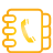 Address Book yellow