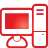 Computer red