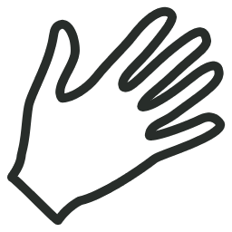 Hand outline