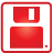 Floppy Disk red