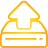 Hard Drive Upload yellow