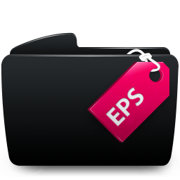 Folder black eps