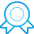 Medal blue