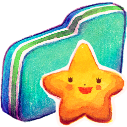 Starry Green Folder