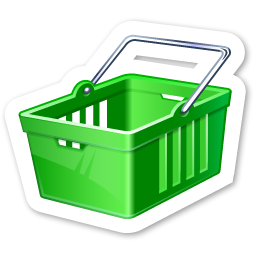 Green Shopping Cart