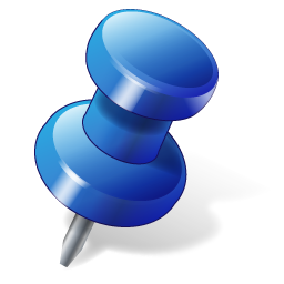 Drawingpin1 blue