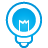 Light Bulb blue
