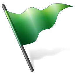Flag1 green