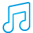Music blue