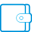 Wallet blue