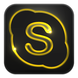 Skype neon glow