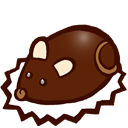 Souris en chocolat