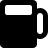 Beer Mug black