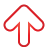 Arrow Up red