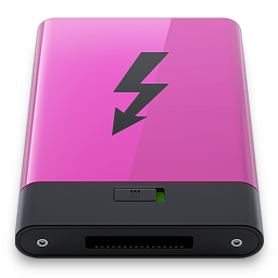 HDD Pink Thunderbolt B