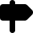 Sign Post black
