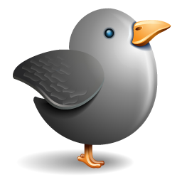 Twitter grey bird