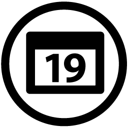 Metro Calendar Black