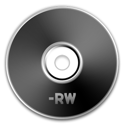 DVD RW black