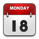 Calendar rounded