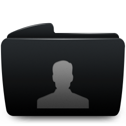 Folder black user