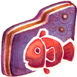 Fishy Violet Folder