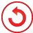 Button Rotate Ccw red