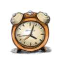 Alarm Clock hand drawn