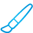 Brush blue
