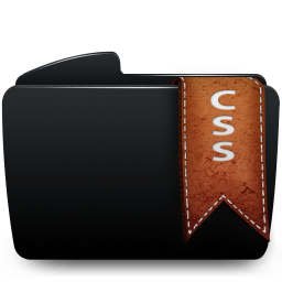 Folder black css
