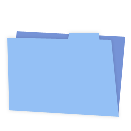 Blue folder