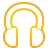 Headphone yellow