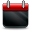 Calendar empty black