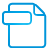 Document File blue