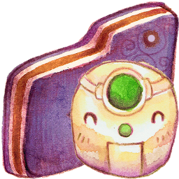 Robot Violet Folder