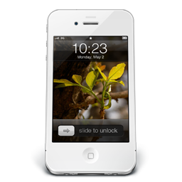 White iPhone 4 wallpaper