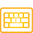 Keyboard yellow