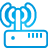 Wireless Router blue