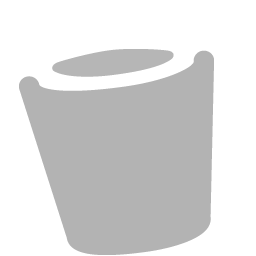 Recycle Bin Empty Grey