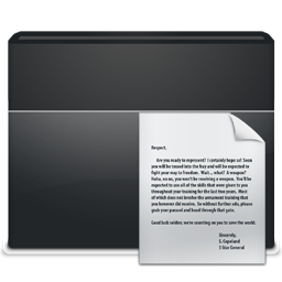 Black Folder Documents