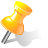 Yellow pin