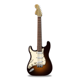 Stratocastor Guitar Orange