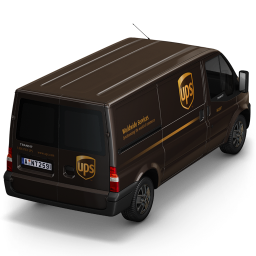 Van UPS Back