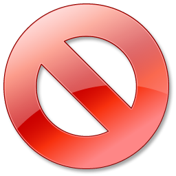 Cancel  red