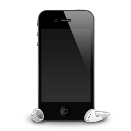 iPhone 4G headphones shadow