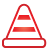 Traffic Cone red