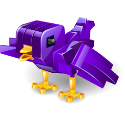 Twitter robot bird alt