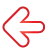 Arrow Left red