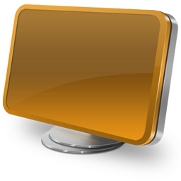 Computer orange