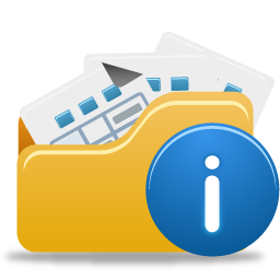 Open folder info